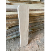 Gartenholz, Rückenlehne für Sitzbank, Eiche, gehobelt, Ecken abgerundet, unbehandelt, 100x30x3 cm